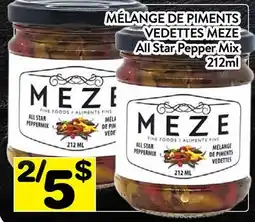 Supermarché PA MÉLANGE DE PIMENTS VEDETTES MEZE | All Star Pepper Mix offer