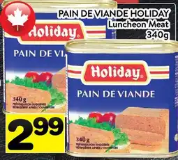 Supermarché PA PAIN DE VIANDE HOLIDAY | Luncheon Meat offer