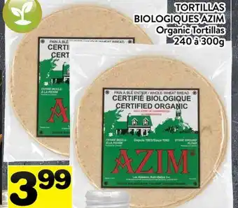Supermarché PA TORTILLAS BIOLOGIQUES AZIM | Organic Tortillas offer