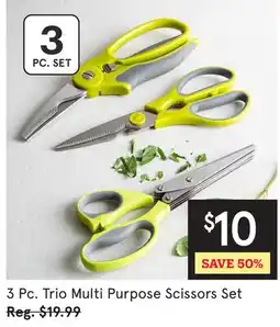 Kitchen Stuff Plus 3 Pc. Trio Multi Purpose Scissors Set offer