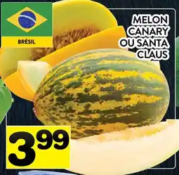 Supermarché PA MELON CANARY OU SANTA CLAUS offer