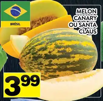 Supermarché PA MELON CANARY OU SANTA CLAUS offer