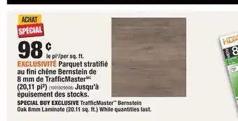Home Depot TrafficMaster Bernstein offer