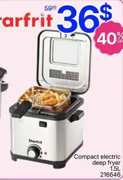 Rossy Compact electric deep fryer offer