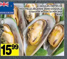 Supermarché PA MOULES VERTES DE NOUVELLE-ZÉLANDE DEMI-COQUILLE | Greenshell Mussels on Half Shell offer