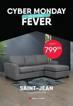 Meubles RD SAINT-JEAN Reversible Sectional offer