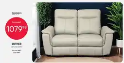 Meubles RD Luther - Genuine Leather Power Reclining Loveseat offer