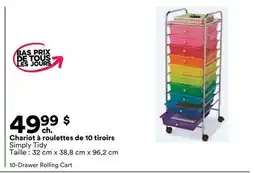 Michaels Chariot à roulettes de 10 tiroirs Simply Tidy offer
