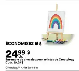 Michaels Ensemble de chevalet pour artistes de Creatology offer