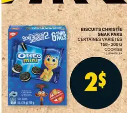 L'Intermarché BISCUITS CHRISTIE SNAK PAKS | COOKIES, 150 - 200 G offer