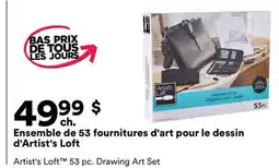 Michaels Ensemble de 53 fournitures d'art pour le dessin d'Artist's Loft offer