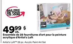 Michaels Ensemble de 28 fournitures d'art pour la peinture acrylique d'Artist's Loft offer