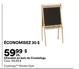 Michaels Chevalet en bois de Creatology offer