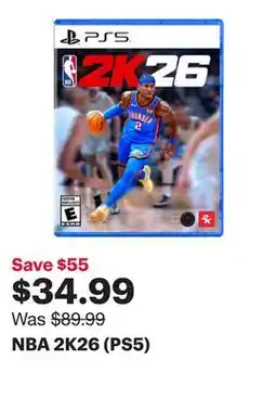 Best Buy NBA 2K26 (PS5) offer