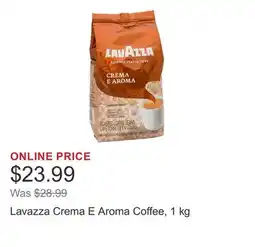 Costco Lavazza Crema E Aroma Coffee, 1 kg offer