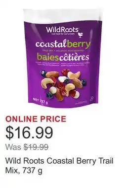 Costco Wild Roots Coastal Berry Trail Mix, 737 g offer