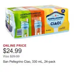 Costco San Pellegrino Ciao, 330 mL, 24-pack offer