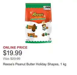 Costco Reese's Peanut Butter Holiday Shapes, 1 kg offer