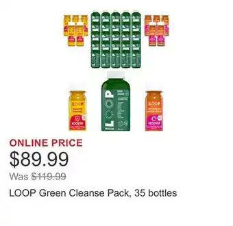 Costco LOOP Green Cleanse Pack, 35 bottles offer