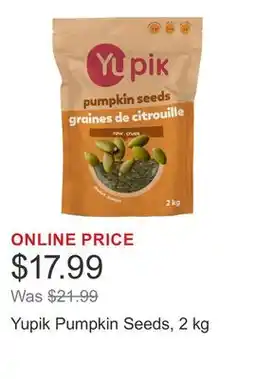 Costco Yupik Pumpkin Seeds, 2 kg offer