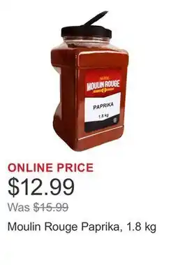 Costco Moulin Rouge Paprika, 1.8 kg offer