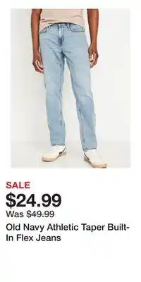 Old Navy Old Navy Athletic Taper Built-In Flex Jeans offer