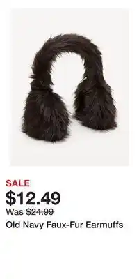 Old Navy Old Navy Faux-Fur Earmuffs offer