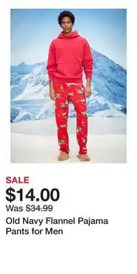 Old Navy Old Navy Flannel Pajama Pants for Men offer