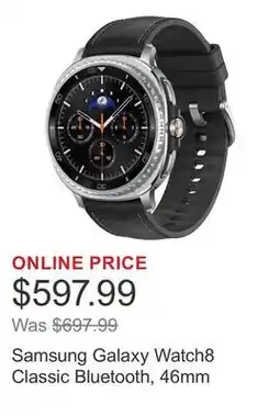 Costco Samsung Galaxy Watch8 Classic Bluetooth, 46mm offer