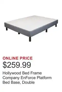 Costco Hollywood Bed Frame Company EnForce Platform Bed Base, Double offer