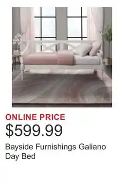 Costco Bayside Furnishings Galiano Day Bed offer
