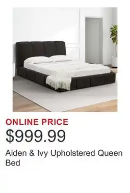 Costco Aiden & Ivy Upholstered Queen Bed offer