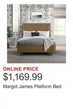 Costco Margot James Platform Bed offer