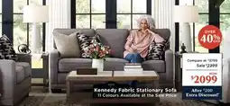 La Z Boy Kennedy Fabric Stationary Sofa offer