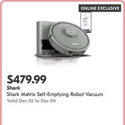 Shoppers Drug Mart Shark Matrix Self-Emptying Robot Vacuum offer