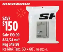 Canadian Tire SHERWOOD Ice Rink Tarp, 30 x 60' offer