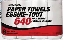 Canadian Tire Mega-Format Mega Paper Towels offer