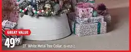 Canadian Tire CANVAS 27˝ White Metal Tree Collar offer