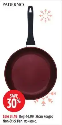 Canadian Tire PADERNO 26cm Forged Non-Stick Pan offer
