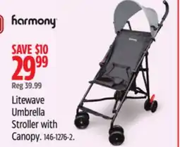 Canadian Tire Litewave Umbrella Stroller with Canopy offer