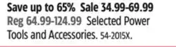Canadian Tire Selected Power Tools and Accessories offer