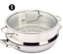 Canadian Tire Non-Stick Pan with Steamer offer