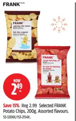 Canadian Tire FRANK Selected FRANK Potato Chips offer