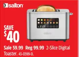 Canadian Tire Salton 2-Slice Digital Toaster offer