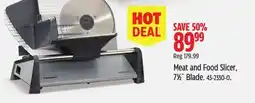 Canadian Tire Cuisinart Meat and Food Slicer offer