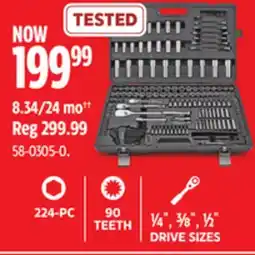 Canadian Tire Professional Grade Socket Sets offer