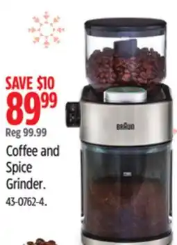 Canadian Tire Braun Coffee and Spice Grinder offer