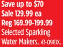 Canadian Tire SodaStream Selected Sparkling Water Makers offer