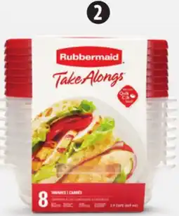 Canadian Tire Rubbermaid 8-Pc Take Alongs Set offer