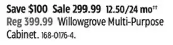 Canadian Tire Willowgrove Multi-Purpose Cabinet offer